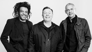 UB40, met van links naar rechts Terence ‘Astro’ Wilson, Ali Campbell en Michael Virtue